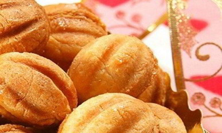 Рецепт теста для песочных орешков со сгущенкой