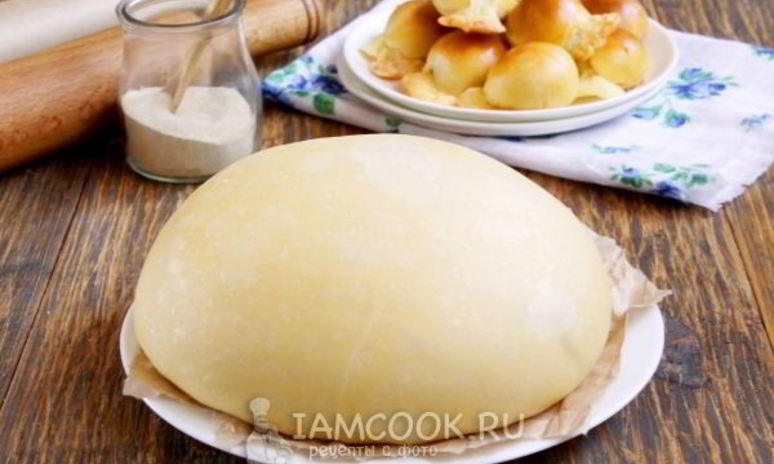 Рецепт теста для пирогов на сухих дрожжах