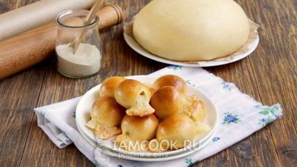 тесто для пирогов на сухих дрожжах