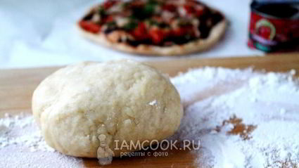 тесто для пиццы без яиц