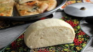 Тесто для пиццы с медом