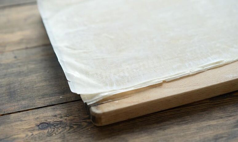 Рецепт теста фило для штруделя