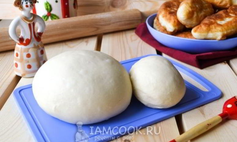 Рецепт теста на кефире для пирожков на сковороде