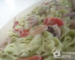 Тесто зеленое шпинатное для равиоли, каннелони, лазаньи