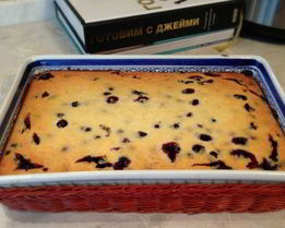 Творожное тесто с ягодами