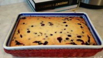 творожное тесто с ягодами