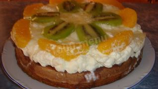 Фруктовый торт Фрукты в желе