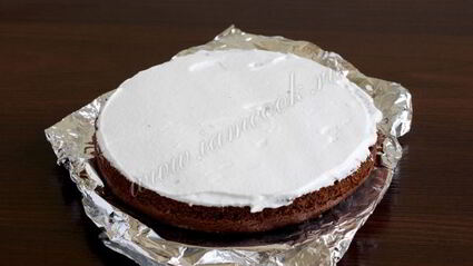 фруктовый торт на японском бисквите