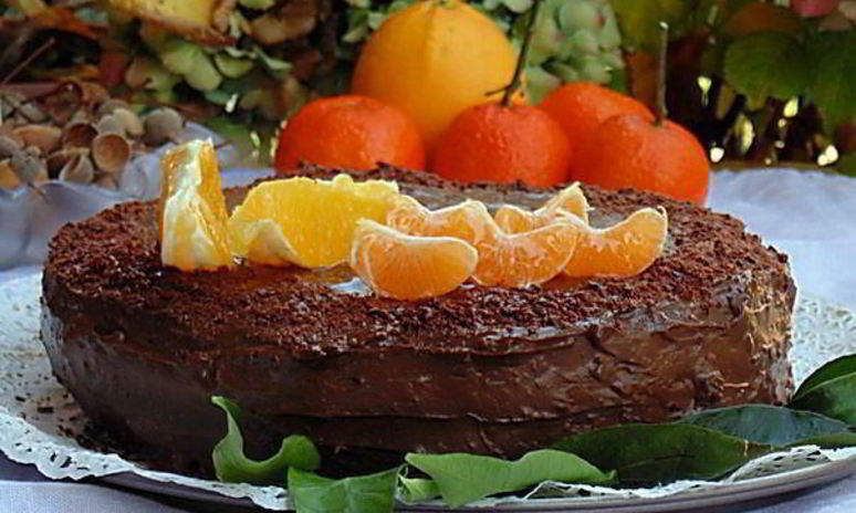 Рецепт итальянского торта шоколад и апельсин