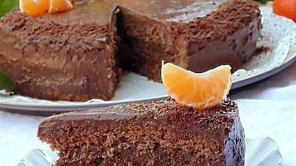 итальянский торт шоколад и апельсин