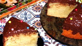 Красивый Бисквитный торт