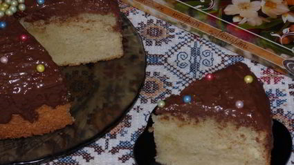 красивый бисквитный торт