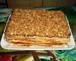 Наполеон шоколадный для сладкоежек