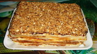 Наполеон шоколадный для сладкоежек