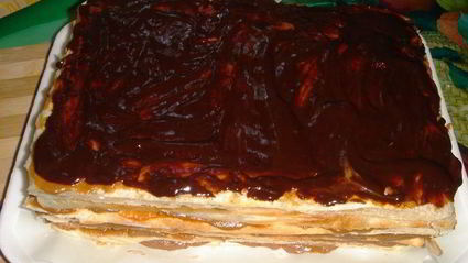 наполеон шоколадный для сладкоежек