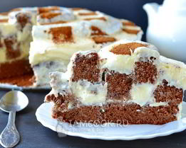 Шахматный торт