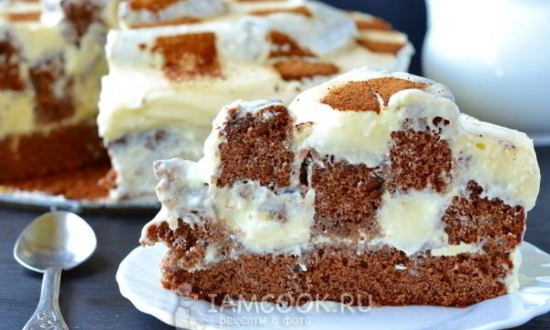 Рецепт шахматного торта