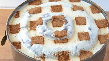 шахматный торт