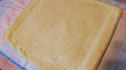 снежное рождественское полено