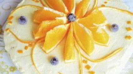 торт апельсиновый рай