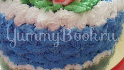 торт голубая фантазия