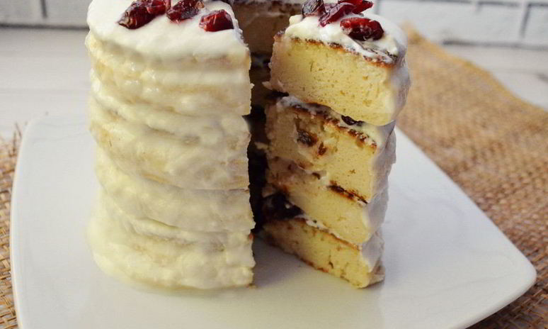 Рецепт торта с вяленой клюквой