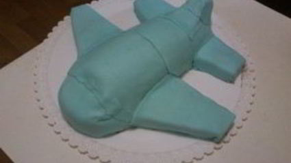 торт в виде самолета