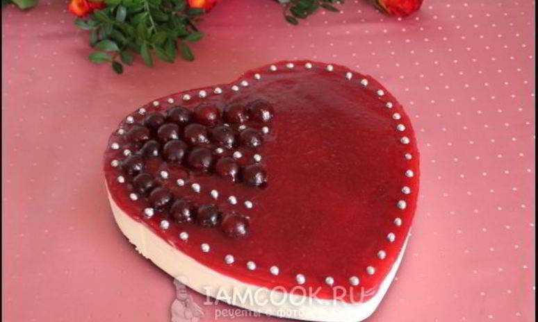 Рецепт торта валентинка