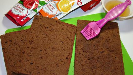 торт ящик с апельсинами