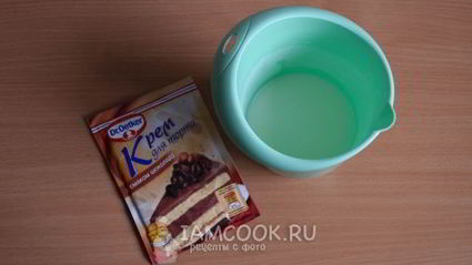 торт зебра на сметане