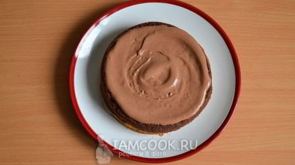 торт зебра на сметане