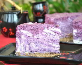 Творожно-черничный торт