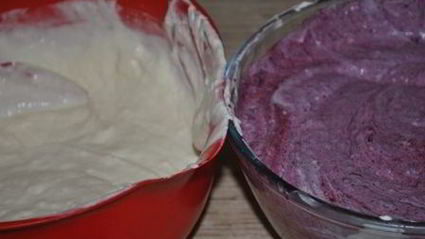 творожно-черничный торт