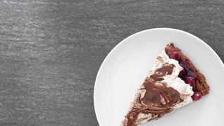 Вишневый торт с капучино