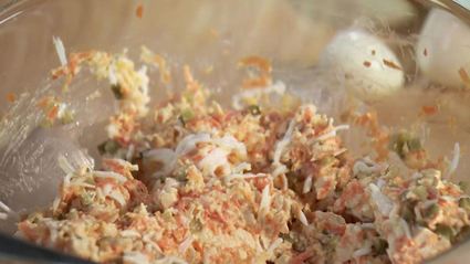 закусочный торт с копченой курицей