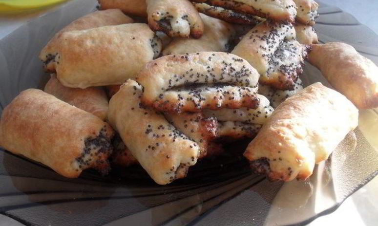 Рецепт творожно-маковых рулетики