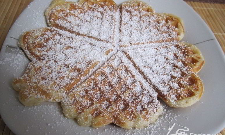 Рецепт творожных вафель