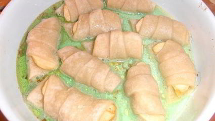 яблочные слойки в лимонадной карамели