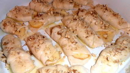 яблочные слойки в лимонадной карамели