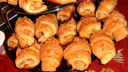 яблочные слойки в лимонадной карамели