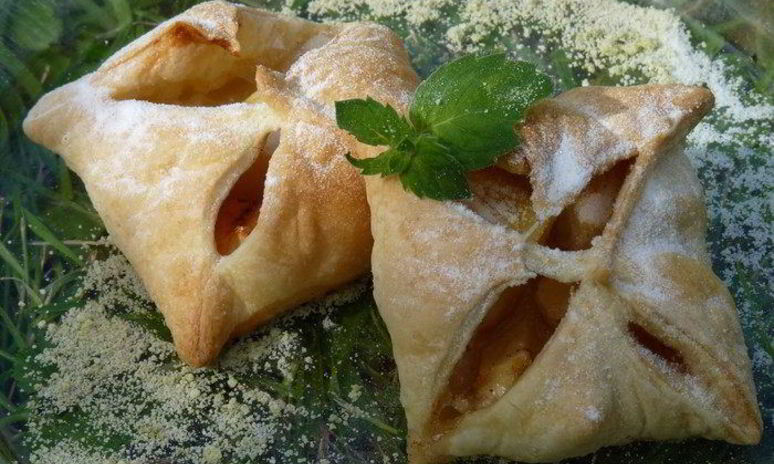 Рецепт яблочных слоек