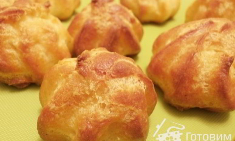 Рецепт сырных профитролей