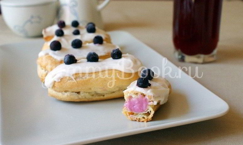 Рецепт эклеров с заварным кремом