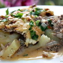 Запеканка с фаршем