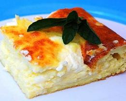 Домашняя творожная запеканка с манкой