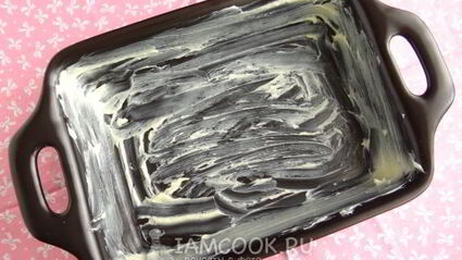 геркулесовая запеканка с черникой