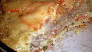 Грибная запеканка