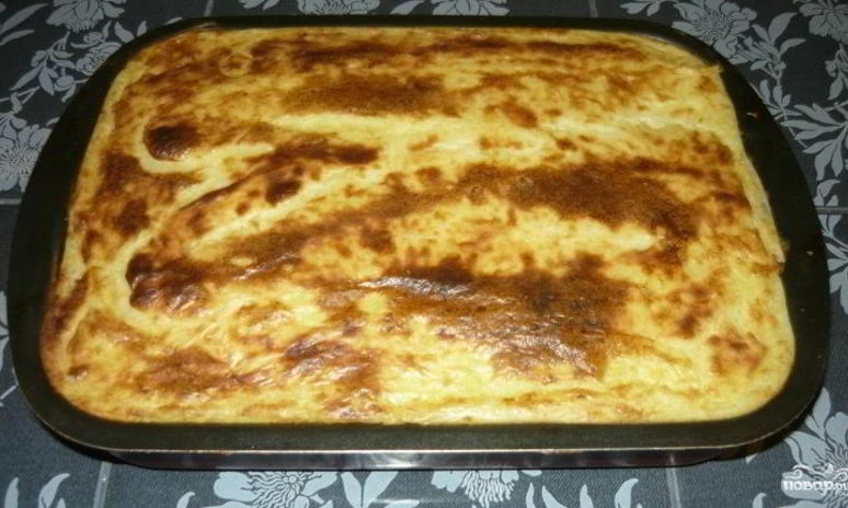 Рецепт картофельной запеканки с фаршем без сыра