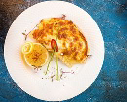 Картофельная запеканка с палтусом