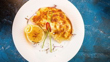 картофельная запеканка с палтусом